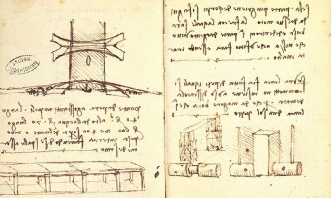 Có gì trong những cuốn sổ tay của Leonardo da Vinci?