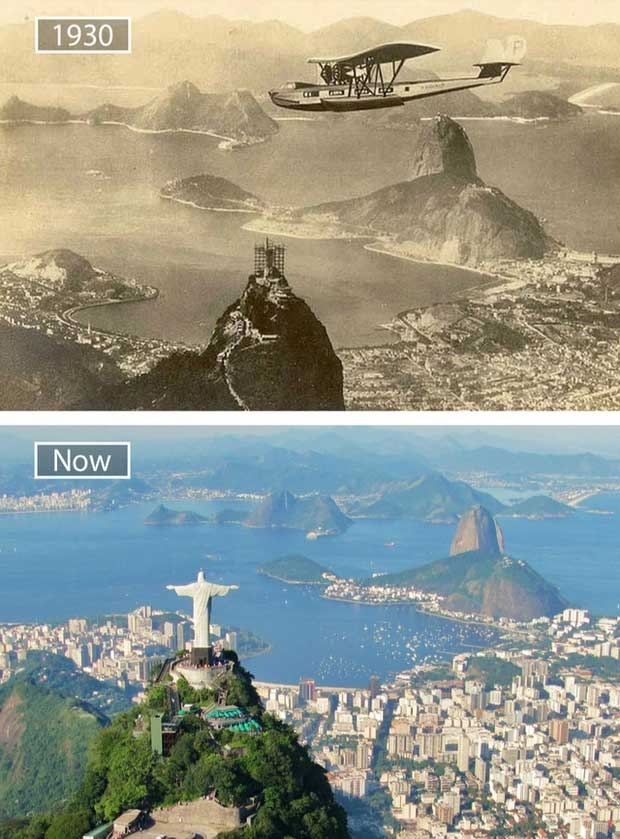 Rio De Janeiro, Brazil - 1930 và bây giờ