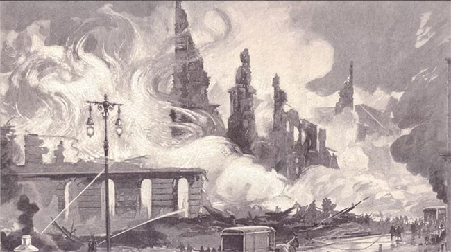 Năm 1899, đám cháy Khách sạn Windsor, 86 người chết
