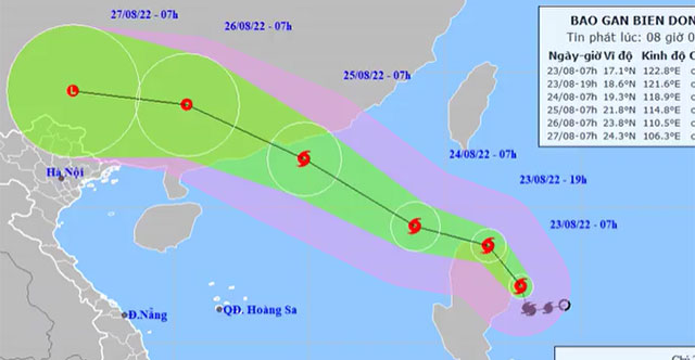 Biển Đông sắp đón cơn bão số 3 - bão Maon