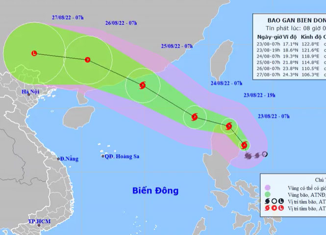 Biển Đông sắp đón cơn bão số 3 – bão Maon