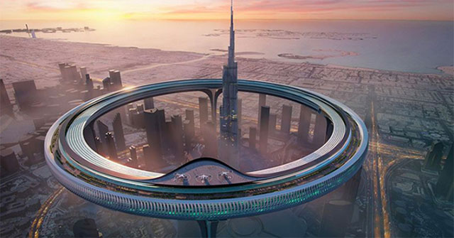 "Thành phố tròn" chu vi 3.000m bao quanh tháp Burj Khalifa