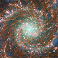 NASA công bố hình ảnh thiên hà xoắn ốc ấn tượng