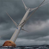 Phát triển mẫu turbine gió nổi cánh kép công suất 40 MW