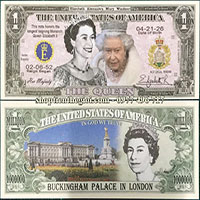 Những tờ tiền trên thế giới in hình Nữ hoàng Elizabeth II