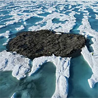 Đảo phía bắc xa nhất thế giới thực chất là "tảng băng bẩn"