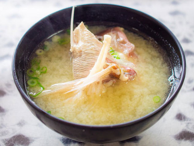 Đậu nành không phải thành phần chính trong món súp miso