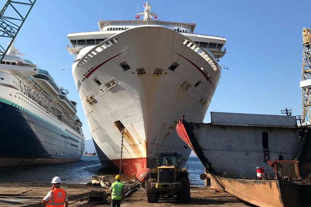 Carnival Fantasy cruise ship.