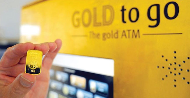  Vàng ở đây phổ biến đến mức bạn có thể mua từ cây ATM.