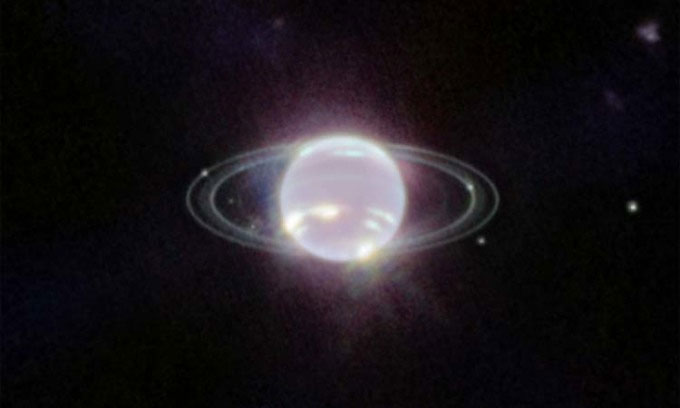 Kính James Webb chụp sao Hải Vương rõ nét nhất trong 32 năm