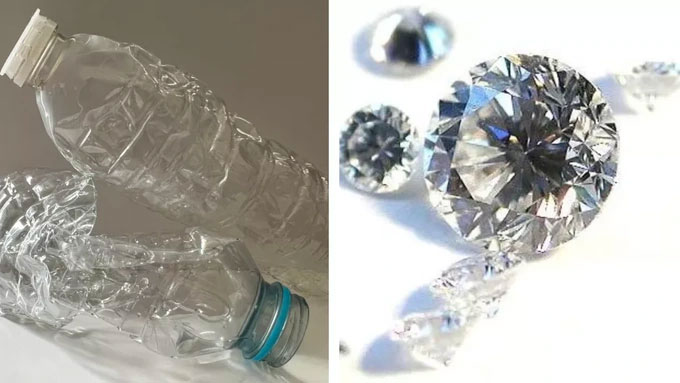 Kim cương được tạo ra từ nhựa rẻ tiền có thể làm thay đổi cách nhìn về những vật liệu này.
