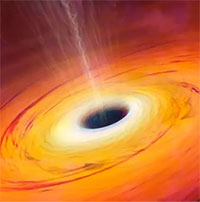Lỗ đen tạo ra “cấu trúc” xoáy bí ẩn có thể mở ra “cánh cổng” vào vật chất tối
