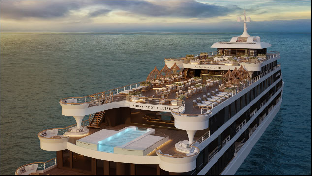 Có gì trên siêu du thuyền Hạ Long sắp ra mắt của Ambassador Cruise?