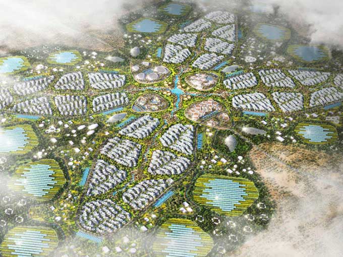 Concept “thành phố đi bộ” không carbon cho 100.000 dân
