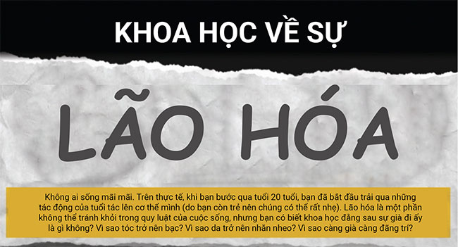 Sự lão hóa dưới góc nhìn khoa học