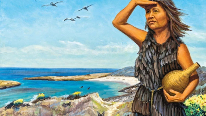   Hình ảnh minh họa người phụ nữ bí ẩn sống gần 2 thập kỷ trên đảo San Nicolas. 