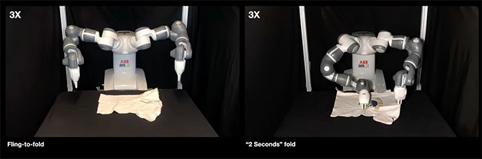 Ra mắt SpeedFolding - Robot gấp quần áo 