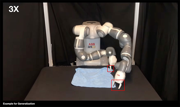 Ra mắt SpeedFolding - Robot gấp quần áo 