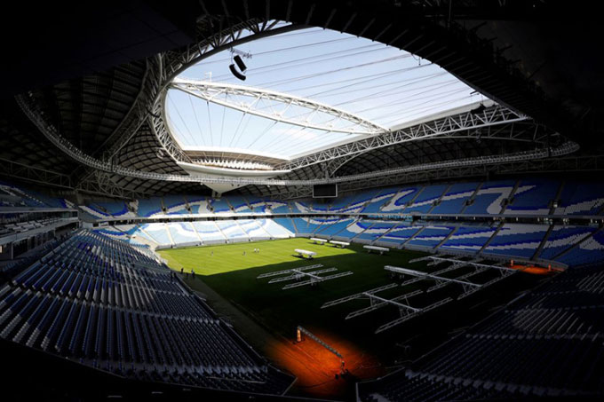  Sân vận động Al Janoub ở Qatar, một trong 8 sân đấu chính thức cho World Cup 2022. 