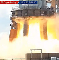 SpaceX khai hỏa 14 động cơ của tên lửa Super Heavy