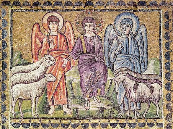 Bức tranh khảm tại Vương cung thánh đường Sant' Apollinare Nuovo, Ravenna, Ý