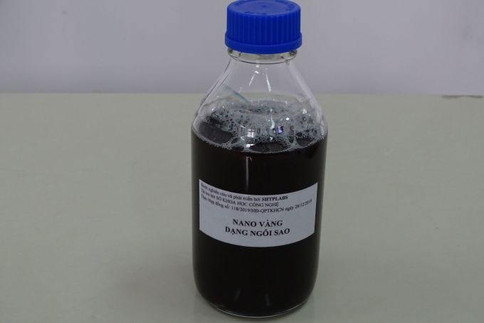 Nhà khoa học Việt nghiên cứu công nghệ diệt khuẩn từ nano vàng