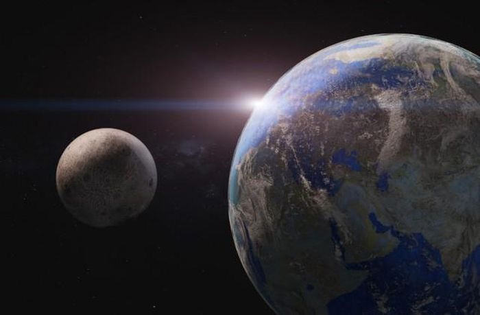  Mặt trăng có mối quan hệ gắn bó với Trái đất. 