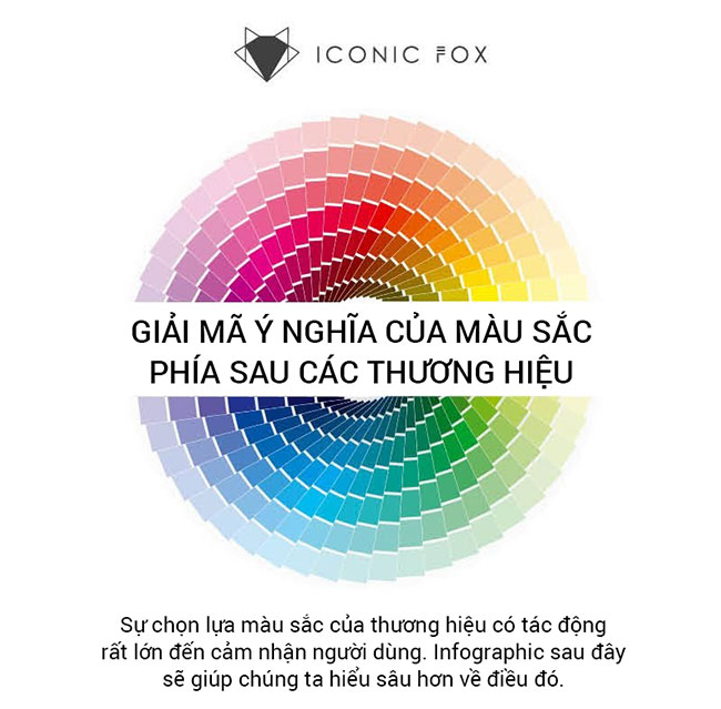 Giải mã ý nghĩa màu sắc phía sau các thương hiệu