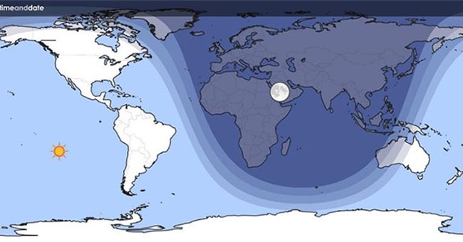 86% dân số thế giới sẽ trải qua bầu trời tối đen "như mực" vào ngày 7-12