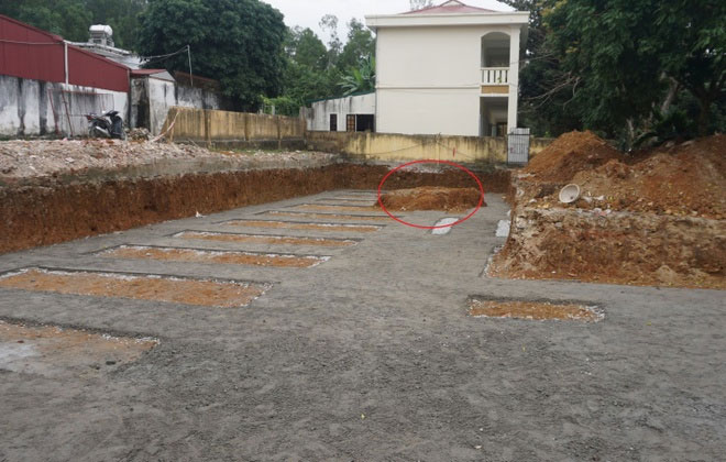 Phát hiện mộ cổ có nhiều hiện vật ở trường học tại Thanh Hóa