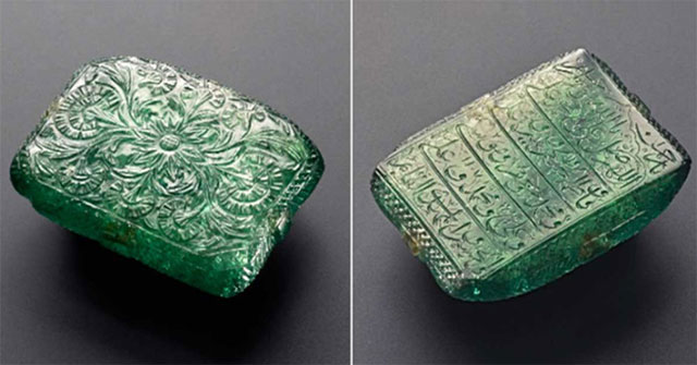 Mughal - Viên ngọc lục bảo 300 tuổi chạm khắc tinh xảo