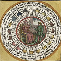 "Bánh xe nước tiểu" thời Trung cổ: Công cụ giúp bác sĩ chẩn đoán bệnh