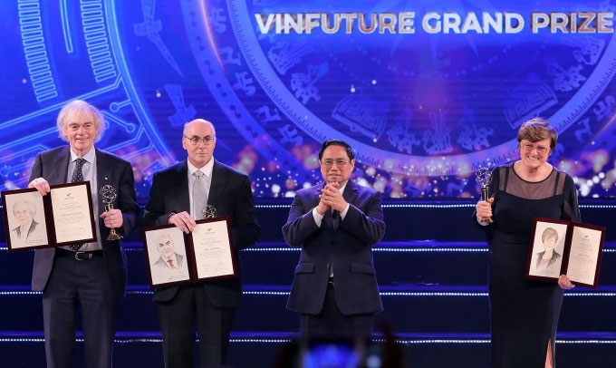 Lễ trao giải VinFuture được phát sóng trên loạt kênh quốc tế