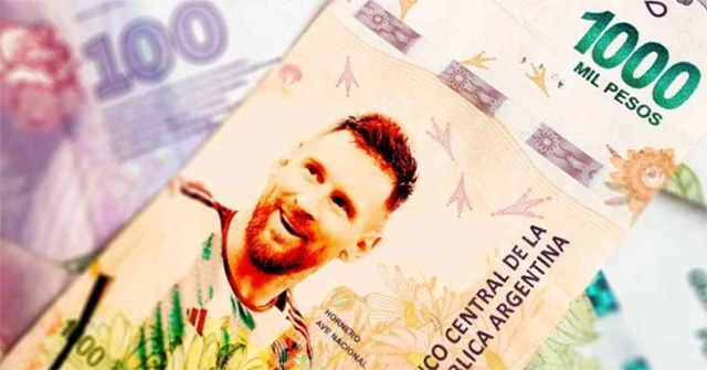 Ngắm phiên bản sắp ra mắt của đồng "1.000 peso Messi"