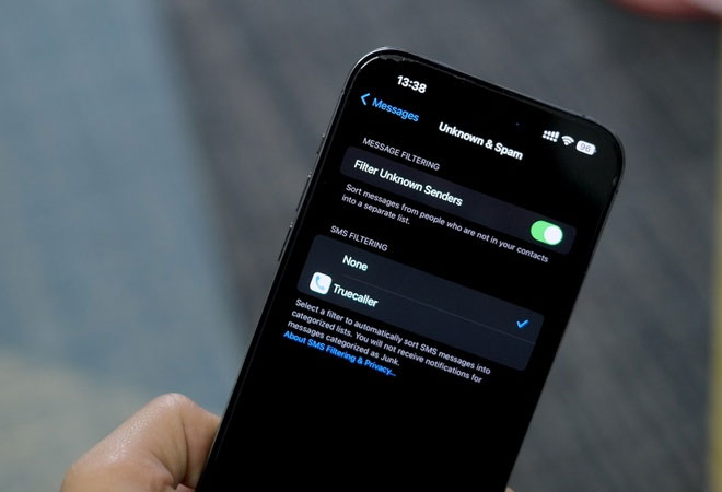 Cách chặn tin nhắn rác trên iPhone
