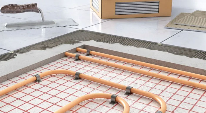 Đường dẫn nước giúp hạ nhiệt trong nhà.