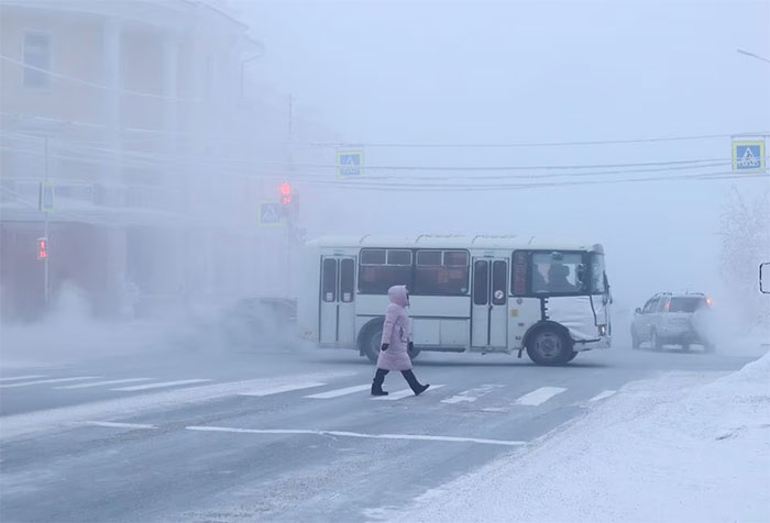 Yakutsk là một trong những thành phố cực bắc của Nga