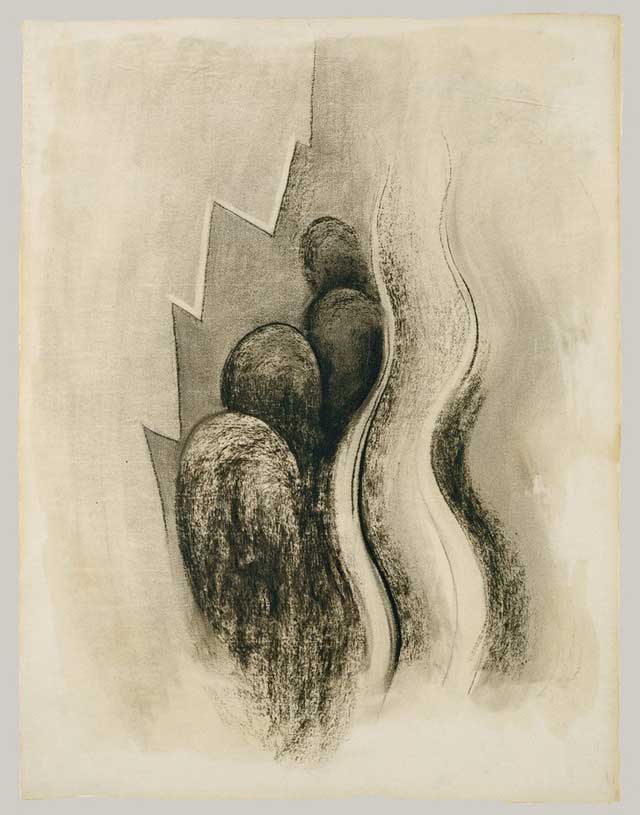 Bức tranh Drawing XIII của Georgia O'Keeffe