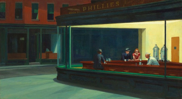 Bức tranh Nighthawks của Edward Hopper