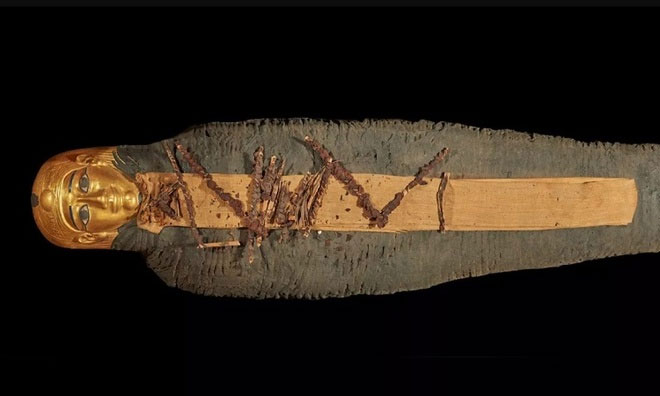 Tiết lộ mới về xác ướp “cậu bé vàng” 2.300 năm tuổi Ai Cập cổ đại