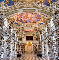 Khám phá thư viện cổ tích "đẹp nhất thế giới" ở tu viện nghìn năm lịch sử