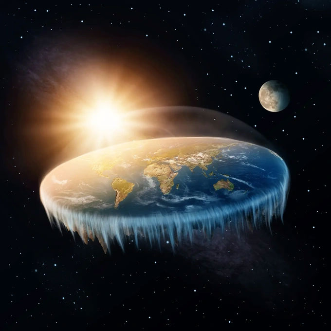  Cho đến nay vẫn còn không ít người trên hành tinh của chúng ta tin rằng Trái đất phẳng.