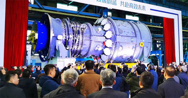 Trung Quốc xuất xưởng turbine khí hạng nặng