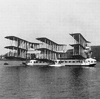 Chiếc máy bay 9 cánh kỳ dị này được thiết kế để băng qua Đại Tây Dương vào năm 1920