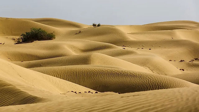 Taklamakan là sa mạc cát dịch chuyển lớn thứ hai trên thế giới.