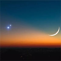 Hiện tượng kỳ thú: Sao Mộc và sao Kim "hôn nhau" trên bầu trời đêm, có thể nhìn thấy bằng mắt thường