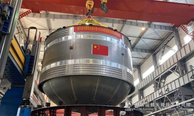 Trung Quốc hé lộ bể nhiên liệu cho tên lửa hạng siêu nặng