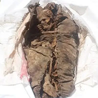 Xác ướp 2000 năm tuổi được tìm thấy ở bãi rác