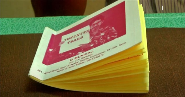 Bất ngờ cuốn lịch bỏ túi 24 trang nhưng xem được đến 2 tỷ năm sau