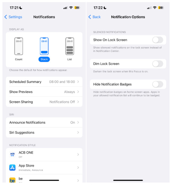Cách giảm bớt những thông báo khó chịu trên iPhone